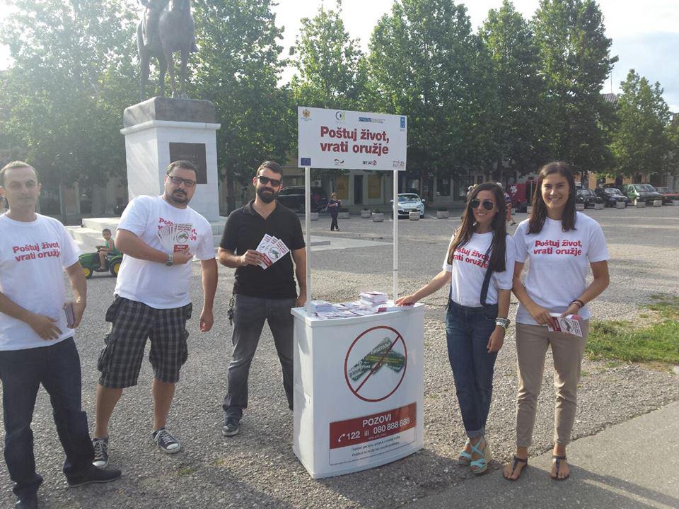 CDT_Montenegro's tweet photo. Our crew talking to citizens of #Niksic today. #RespectLifeSurrenderWeapons #Montenegro http://t.co/KQNoivKFAO