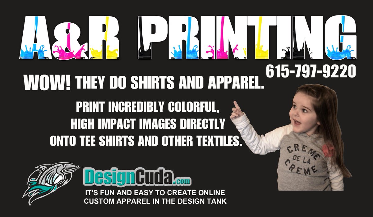 ARPrinting's tweet image. Most cost effective way to print short runs or medium runs of full color vibrant prints to t-shirts,