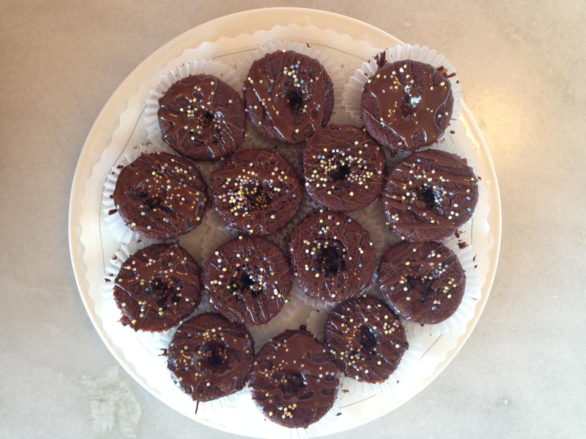 A rare Tuesday treat: caramel filled brownies! #larchmont #vegan #glutenfree