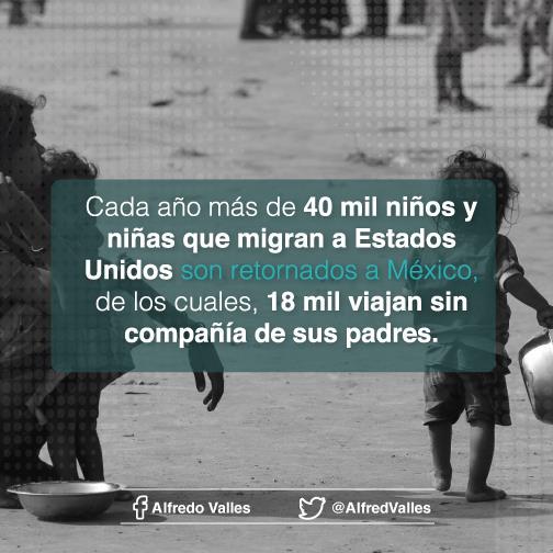 Debemos conocer las causas que orillan a la #migración y el manejo que se hace de niños al regresar al país.