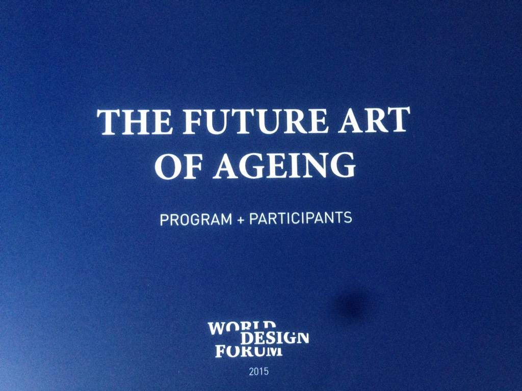 TeunAarden's tweet photo. The Future Art of Ageing! World Design Forum. @BlueCollarHotel #FaoA #strijp-s #future #health @WDF_Eindhoven http://t.co/Wrut557Cnc