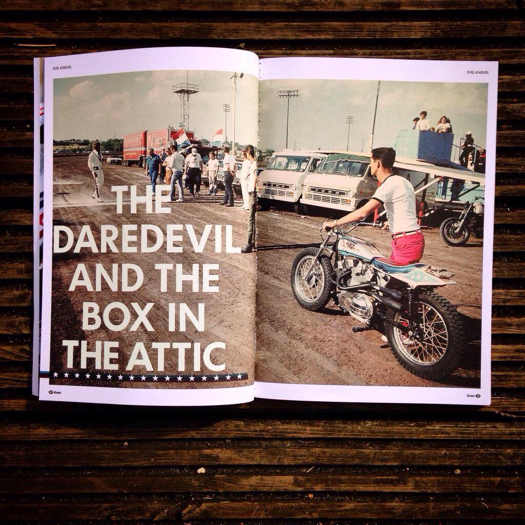 Essesmagazine's tweet photo. The story of the rare @evelknievel pictures in #IssueII 
http://t.co/EqklmUr8Bn http://t.co/kGZerZQXEx