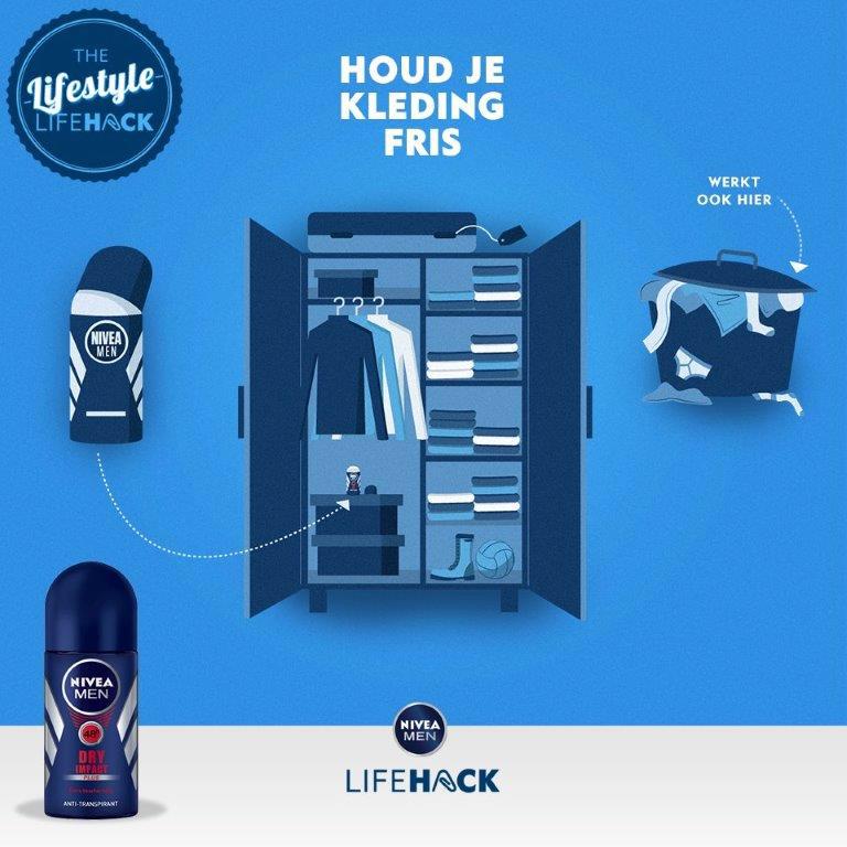 Ruikt jouw kledingkast muf? Hier een handige #lifehack.