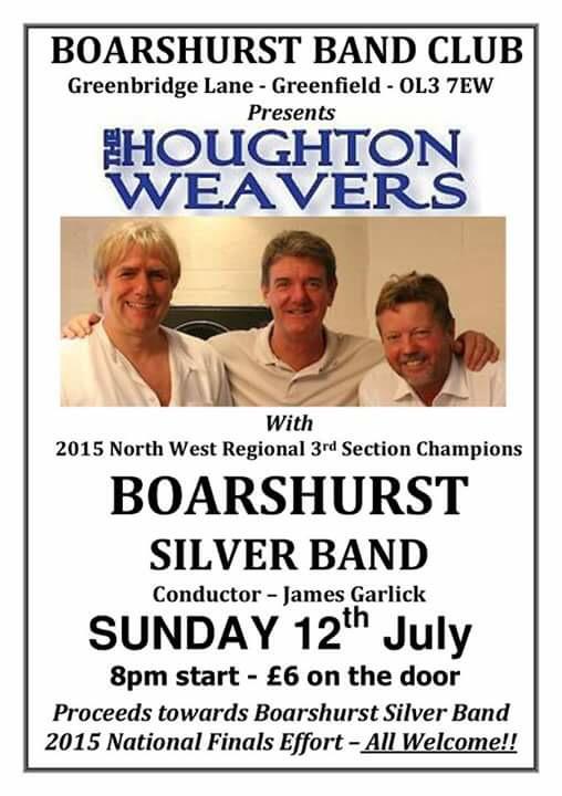 Come and enjoy this fantastic concert with <a href="/HoughtonWeavers/">Houghton Weavers</a> <a href="/All4Brass/">All4Brass</a> <a href="/4barsrest/">4barsrest.com</a> <a href="/SSaddleworth/">Simply Saddleworth</a> <a href="/YourSaddleworth/">Your Saddleworth</a>