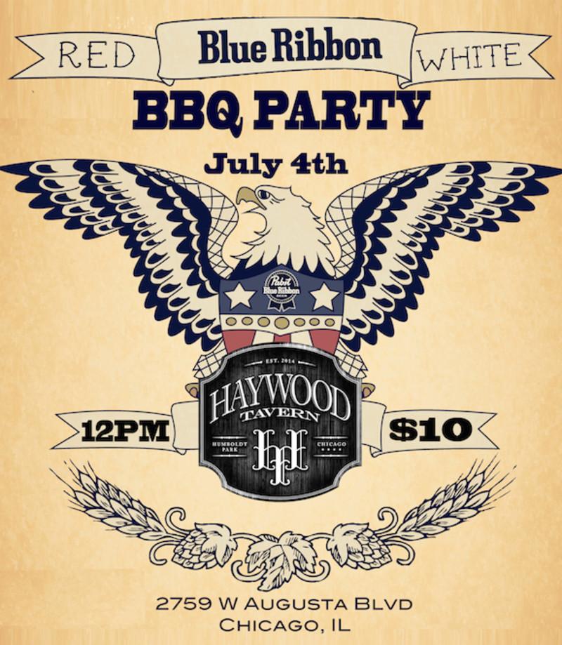 HypelocalChi's tweet photo. 4th of July bash w/ cheap BBQ and FREE BEER, by @haywoodtavern @PabstBlueRibbon @Do312 RSVP: http://t.co/6T6TW47JTK http://t.co/sfE0J9lXCc