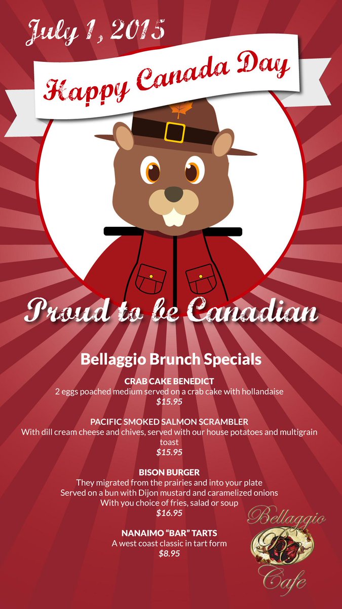 #CanadaDay is almost here! Make sure to come by for our #patriotic #specials!