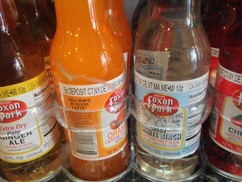 In rotation behind the glass case here  <a href="/BookTraderCafe/">Book Trader Cafe</a> on Chapel! Gazpacho tastes good with the orange soda variety