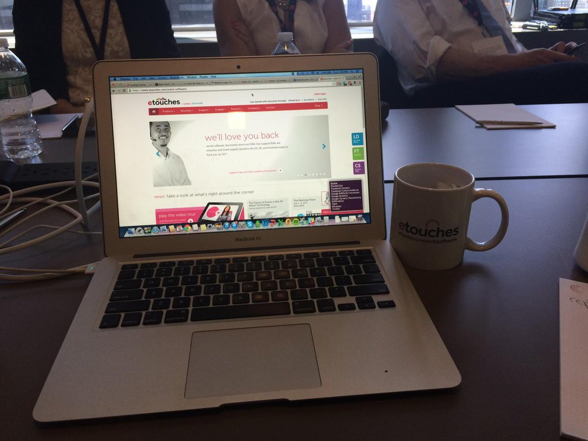 Coffee a classic; a mug is never out of style. Tech the opposite; put this dino out of misery. #miniipad #eroadshow15