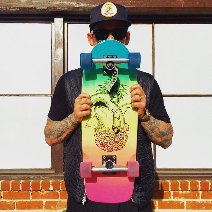 the @murklurks X <a href="/500skateboards/">500skateboards</a> collab at the studio instagram.com/p/4kdTZltSg9/ makes coffee runs more fun