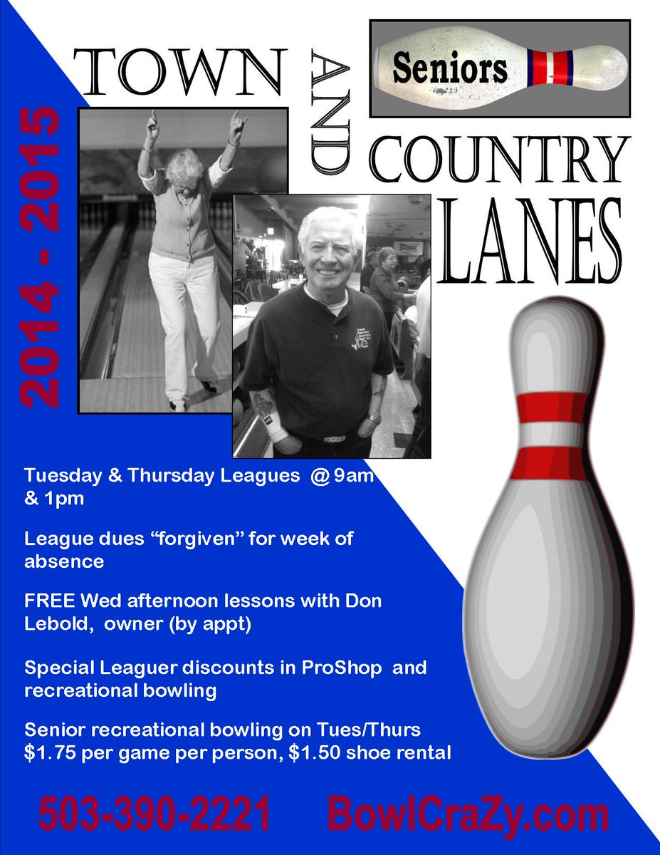 TandCBowl's tweet photo. #Senior
#bowling
#familyday
50+ come&amp;roll
on Tues/Thurs
@$1.75 games
$1.50 shoes
reg M-F
$2.50/$2.50
Join a
league http://t.co/H4rIesWZl5