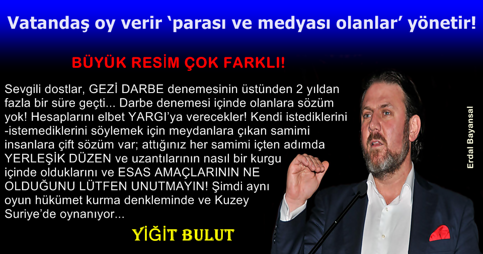 <a href="/yigitbulutt/">YİĞİT BULUT</a> 

PAYLAŞALIM LÜTFEN

Vatandaş oy verir ‘parası ve medyası olanlar’ yönetir! 

haber.star.com.tr/yazar/vatandas…