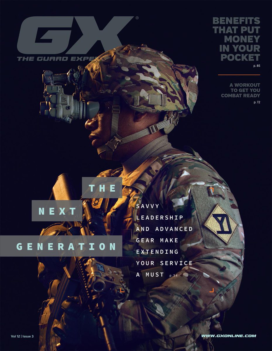 willisbretz's tweet image. Excited to share my 1st cover shoot. Shot it w/ the help of @PEOSoldier at Fort Belvoir for GX: The #GuardExperience
