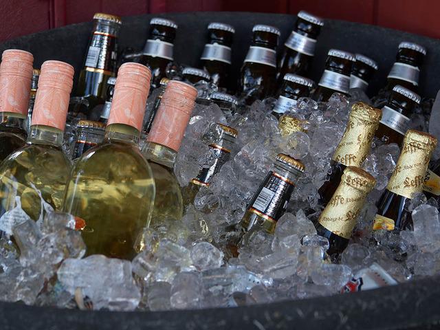 Cool off w/ a $2 12 oz Rolling Rock or $3 PBR! #Patio is open &amp; we have delicious eats to go w/ your ice cold treats!