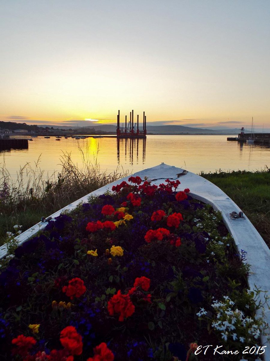 WicklowArtsFest's tweet photo. A gorgeous farewell to June - summer's here! #Wicklow #sunset #harbour  @Wavewalkerbv http://t.co/vGXuy9FwE6