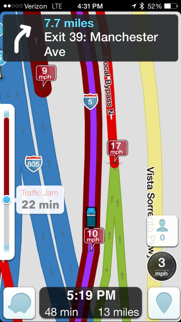 28 minutes of traffic?!? Thank goodness I visit @Seamgen infrequently. #workclosetohome