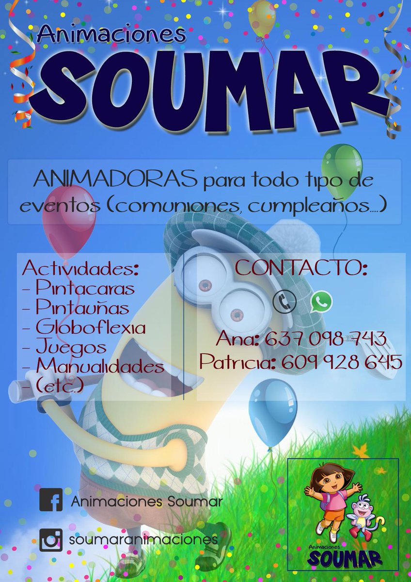 Animaciones Soumar (@animcionssoumar) on Twitter photo 