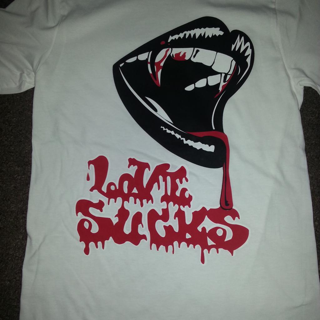 shadez888's tweet photo. White Love Sucks Fitted Tees #Fresh #LoveSucks #GetOne http://t.co/EmBvDqCHeI