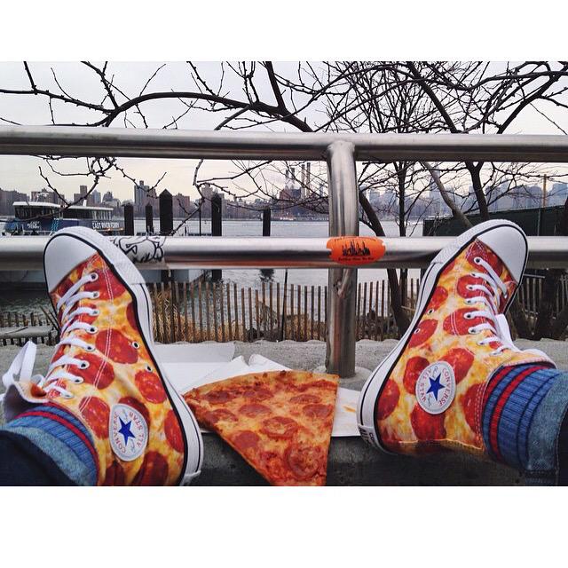 #pizza and #pint night is happening now and every Tuesday! 5-10pm 1/2 off all slices and pies. 2.75 #drafts all night