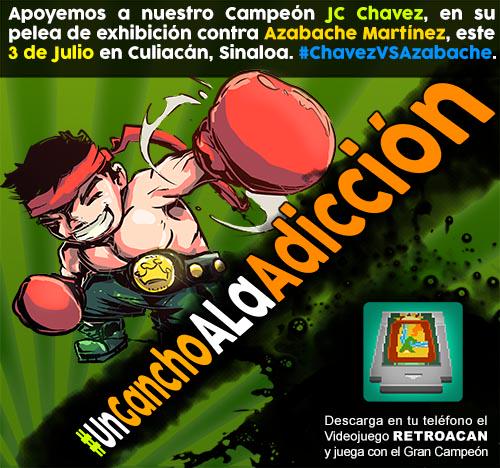 Retroacan's tweet photo. Apoyemos al gran @Jcchavez115 y @FJulioCesarCh este 3 de Julio en #Culiacan #GanchoAlaAdicción #ChavezVsAzabache http://t.co/BoAHVLiQ7W