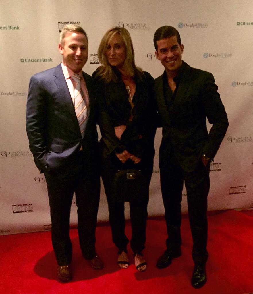 Such a beautiful crowd at the #MDLNY party tonight: @MichaelLorber @SonjatMorgan and @luisdortiz !