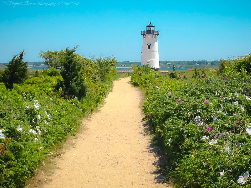 EDGARTOWN LIGHTHOUSE on Martha's Vineyard, Cape Cod Massachusett… etsy.me/1oxtP73 #LizThomas #Lighthouse