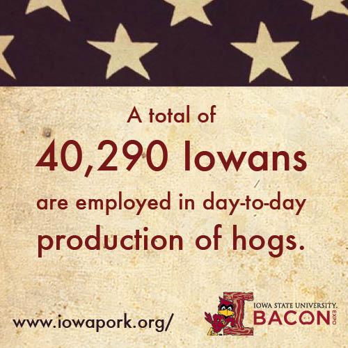 ISUBaconExpo's tweet photo. #PorkFacts brought to you by @IowaPorkFarmers! #DidYouKnow? http://t.co/wfZvoDEZX3