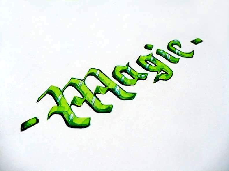 Wawa_Paradise's tweet image. I think it's magic ~ #PilotParallel #magic #handlettering