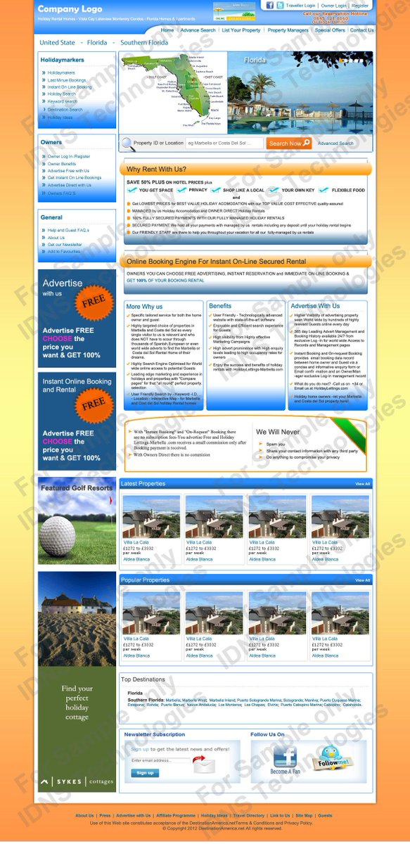 HomeRentalSys's tweet photo. Vacation Rental Template List 1 http://t.co/0hpT0jKDa5