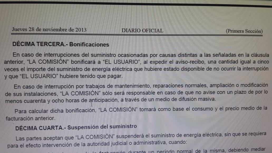 @CFE_Sureste <a href="/CFEmx/">CFEmx</a> segun podremos reclamar a la comision el pago de bonifaciones ya que la interrupcion fue por