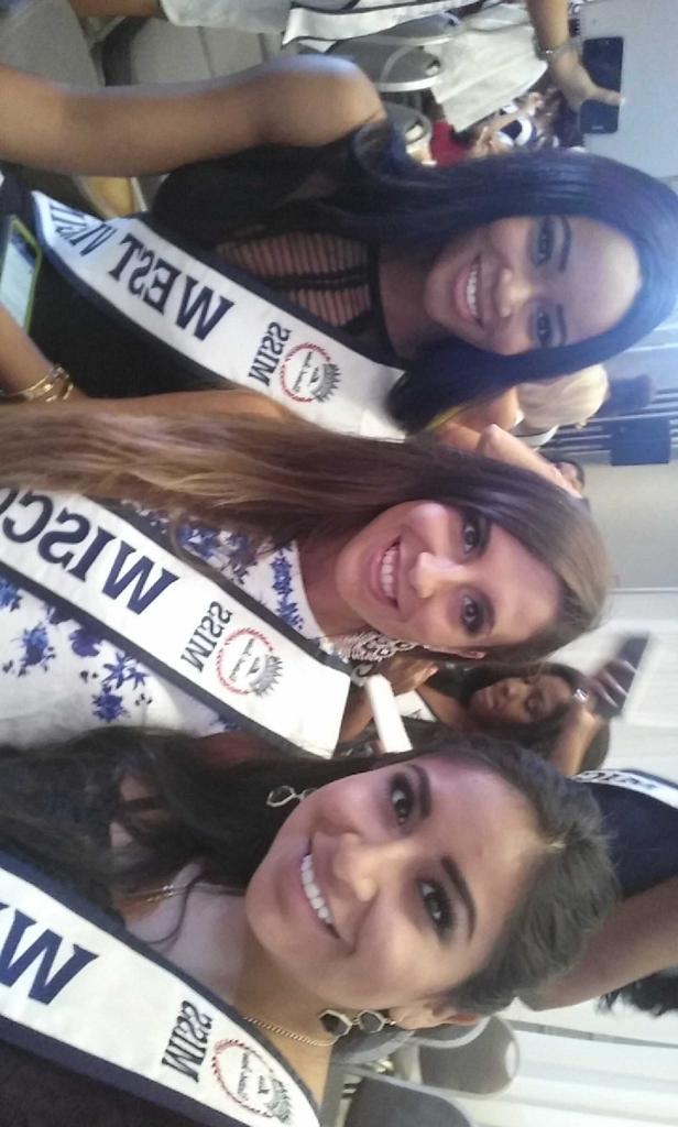 koback03's tweet photo. Day one: selfies with the lovely delegates of the Miss United States Organization! 💜👑@GoMissUS #MissWisconsin http://t.co/NPGDoagM6Q