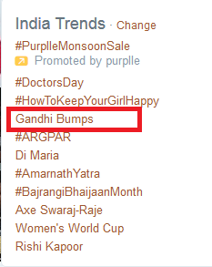 mediacrooks's tweet photo. Arnab @Timesnow You want more #hashtagjournalism.. Here you go... Gandhi Bumps.. Eat this! http://t.co/5SOB8hsC01 http://t.co/LSqX8kNTRb