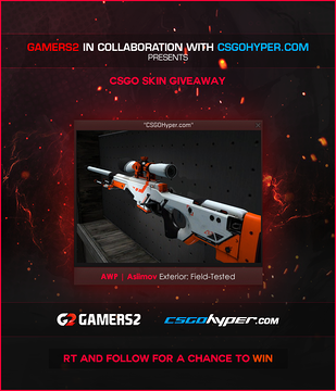 G2esports's tweet image. GIVEAWAY WITH @CSGOHyperTwi! 
Grab your chance to land the desired AWP Asiimov! 
JOIN HERE: goo.gl/JrYSWi