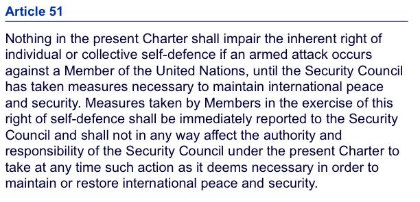 憲章 条 国連 51