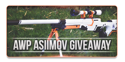 CSGOVaults's tweet photo. AWP ASIIMOV GIVEAWAY FOLLOW + RT FOR A CHANCE TO WIN THIS AWESOME SKIN! http://t.co/Ca7kHz4qhV