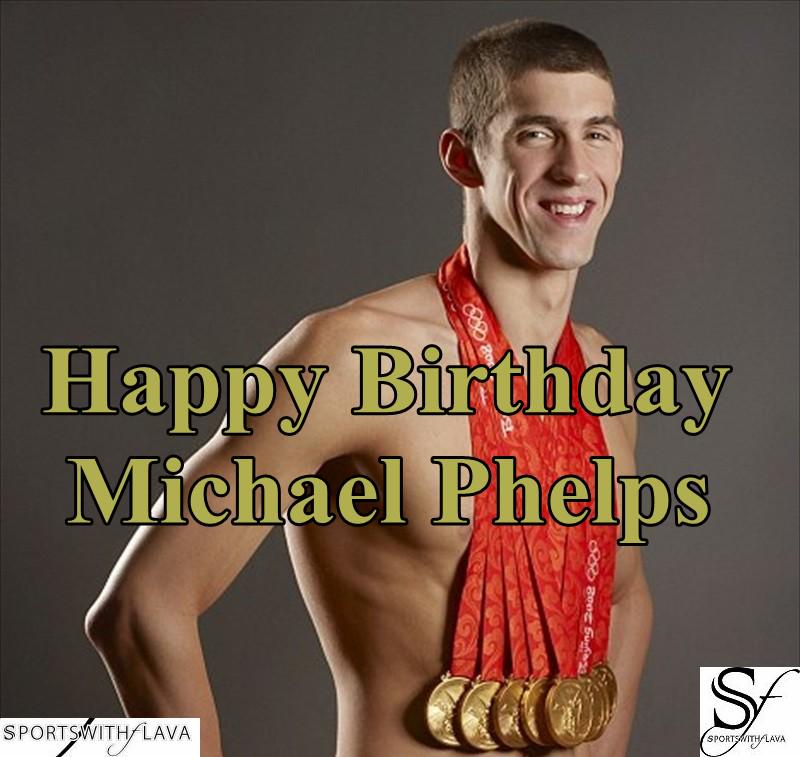 June 30th SportsWithFlava would like to wish Olympic Swimming Gold Medalist Michael Phelps a Happy Birthday. 