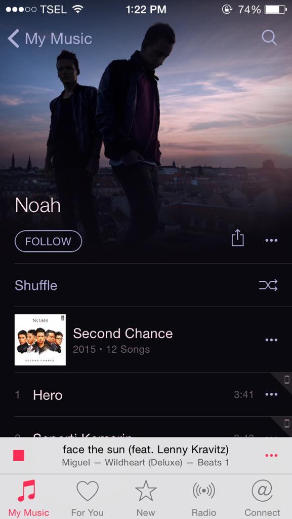 Oh wait!!! iOS 8.4 ruins the album artwork 😱😱. My NOAH becomes like this 😪😪. Please <a href="/AppleMusic/">Apple Music</a> fix it 😏