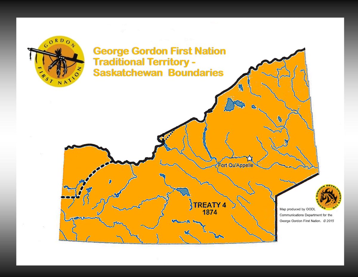 ggdevelopments's tweet photo. The Traditional Territory of the George Gordon FN is identified as the Treaty Four territorial boundaries within SK http://t.co/cSzbjwOVIN