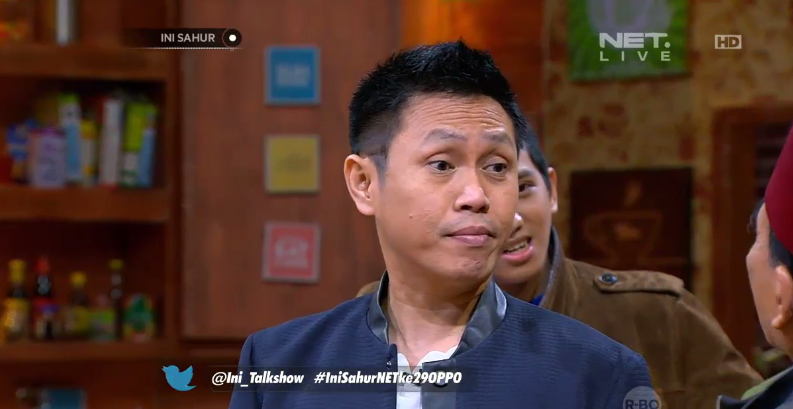 mdtvindonesia's tweet image. Wah Mas @EkoPatrioBaru kesel juga nih ngadepin pak RT :)) #IniSahurNETke29OPPO