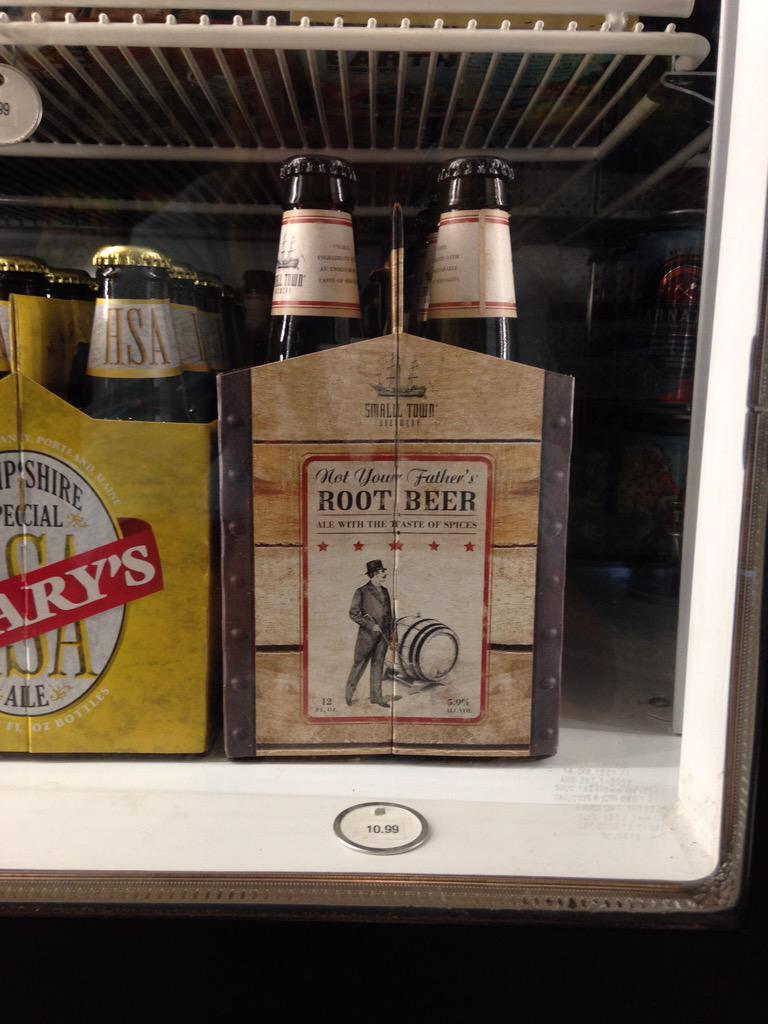 HandysMarket's tweet photo. We've got it!!! Now selling #notyourfathersrootbeer http://t.co/GgJtHFhe7F