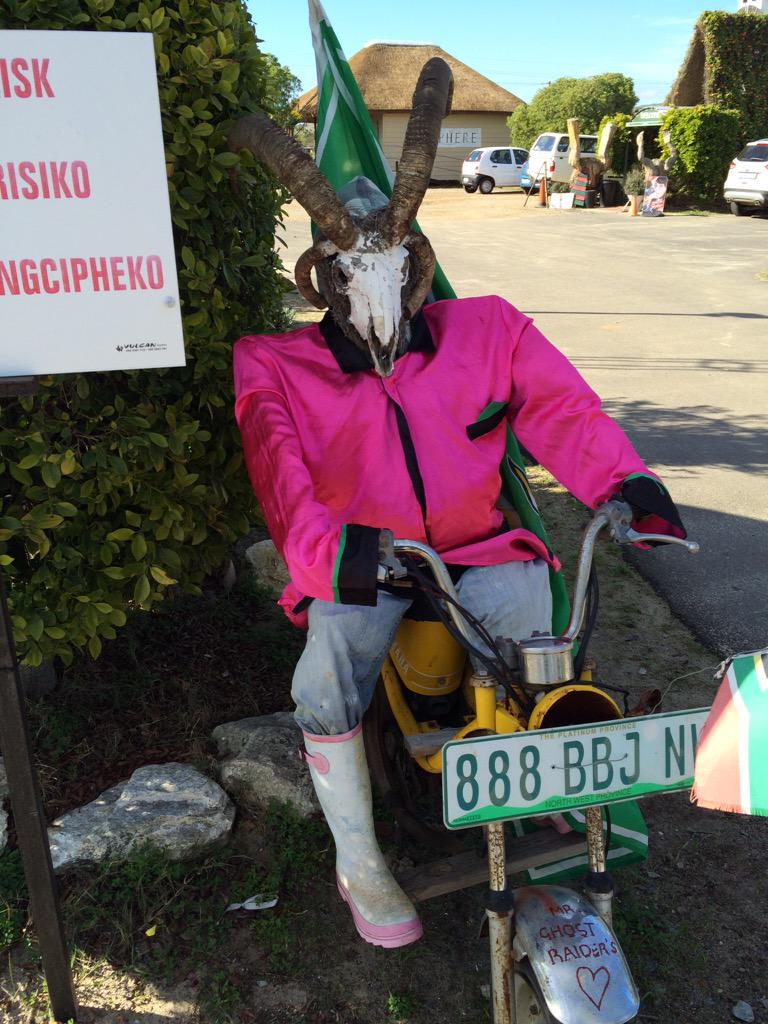 Drove out to the middle of earth and this was my greeting...