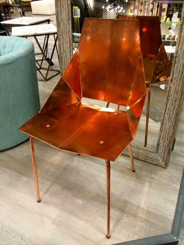 HighStreetCinci's tweet photo. Admit it... You need awesome chairs like this. It's not just for looks ... #HighStreetFurniture #CopperChair http://t.co/qL88O6b6KB