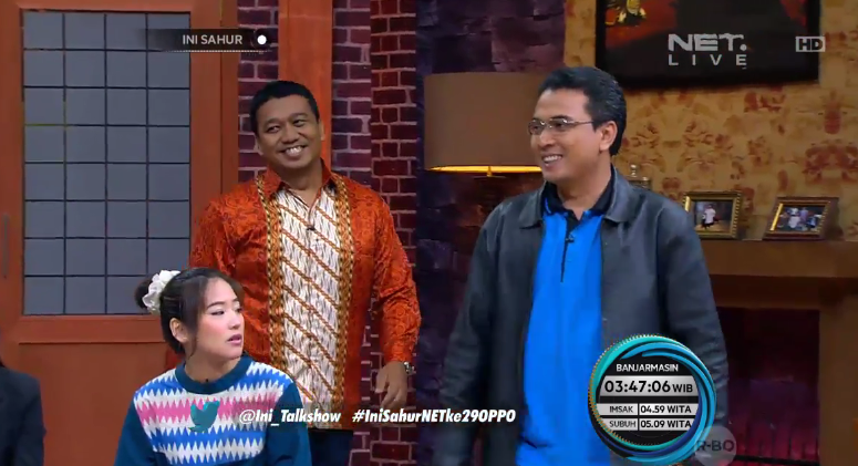 mdtvindonesia's tweet image. Wah kejutan nih buat @andretaulany74 yang kedatangan temen waktu SMA-nya #IniSahurNETke29OPPO