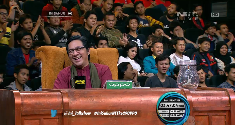 mdtvindonesia's tweet image. Wah kejutan nih buat @andretaulany74 yang kedatangan temen waktu SMA-nya #IniSahurNETke29OPPO