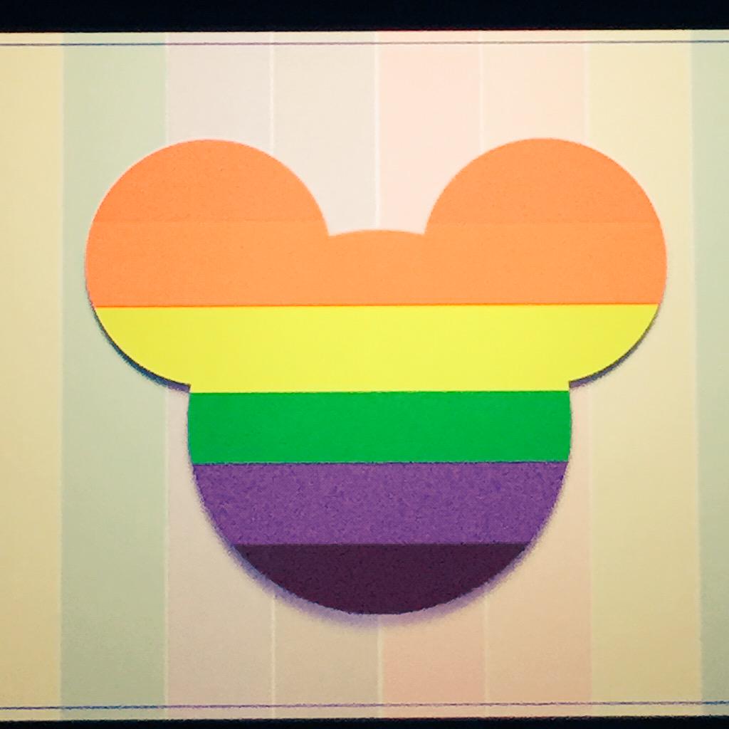 WishUponAJob's tweet photo. Feeling extra lucky today knowing I work for a company that supports equality for all!#LGBT #Disney #Pride #Pride2015 http://t.co/MlHBxWN03s
