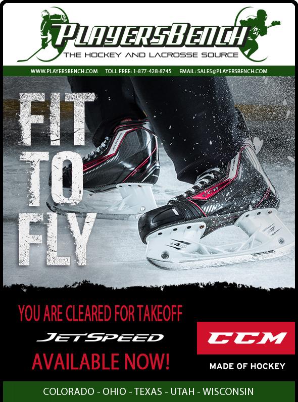 PlayersBench's tweet photo. IN STORES AND ONLINE NOW! #fittofly #CCM #JetSpeed #skates #hockey @CCMHockey http://t.co/tTWExzvE9d