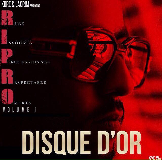 LacrimNew's tweet photo. RIPRO VOL.1 DISQUE D'OR ! 📀📀
C'est Grâce à vous l'Equipage 👏🏽✊🏽 http://t.co/LADAtiIW1M