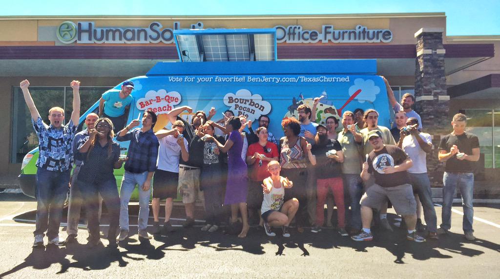 .<a href="/HumanSolution/">Human Solution</a> had the morning munchies, and free #TexasChurned was the breakfast for these tweet champions!