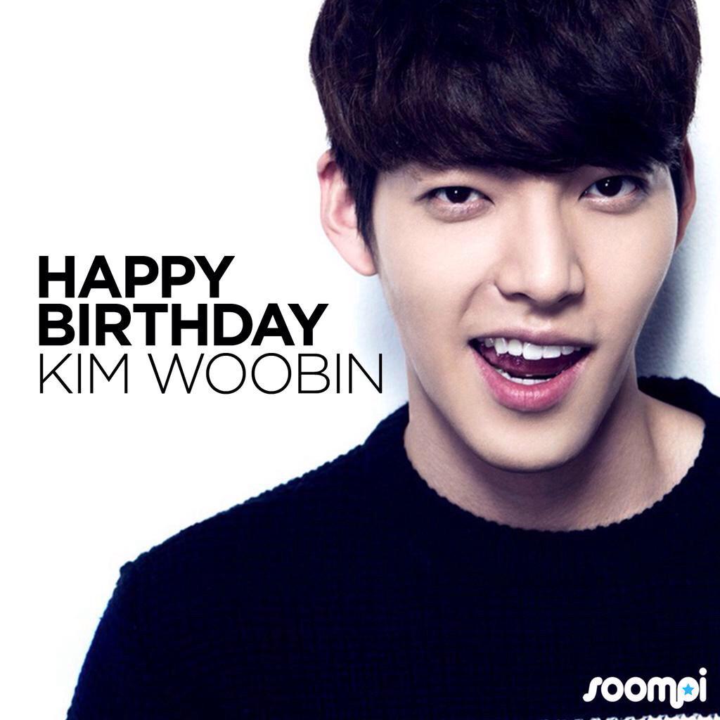 Happy Birthday to Kim woo bin 
Best for you        I give a some cake and gifts lol       