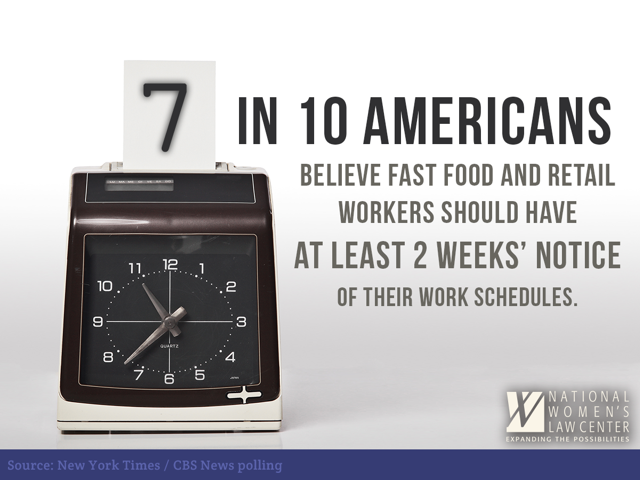 AFLCIO's tweet image. RT if you agree with 7 in 10 Americans: it’s time for #SchedulesThatWork