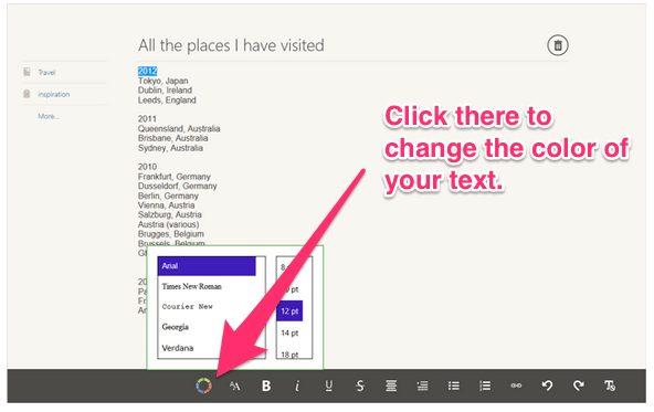 TSLP_Lead's tweet photo. Evernote Tip:  Changing Your Font Color http://t.co/aquoPG4uQA http://t.co/HQFiLBJCig